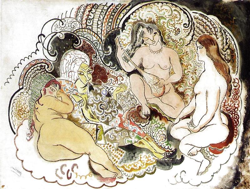 25P Painted EroPorn Art  101 - Jules Pascin