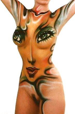 25P Erotic Body Art 1 - Body Painting 1