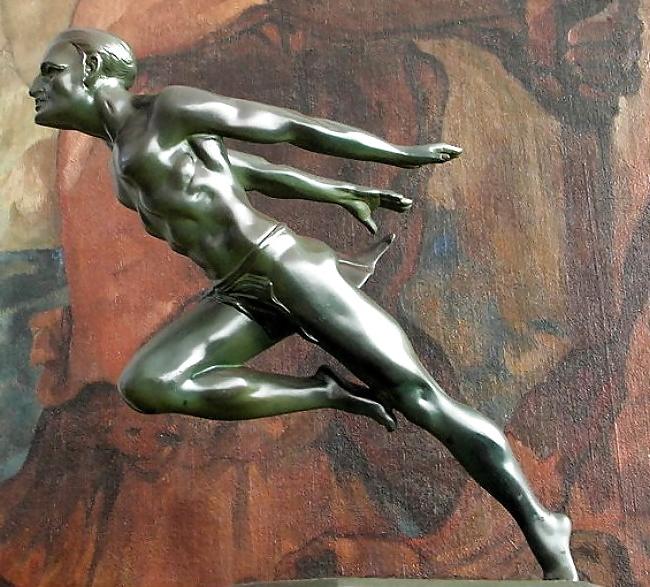25P Art Deco Statuettes 3 - Workers,  Sportsmen, Warriors 2
