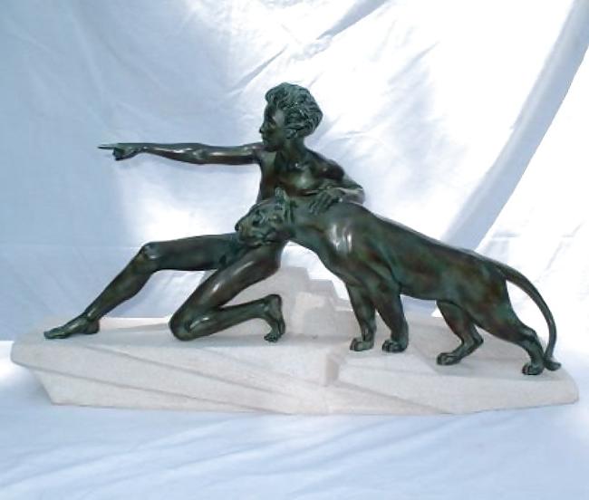 25P Art Deco Statuettes 3 - Workers,  Sportsmen, Warriors 2