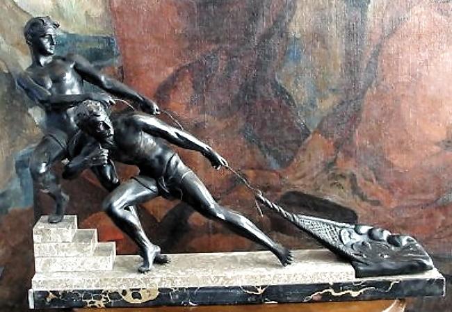 25P Art Deco Statuettes 3 - Workers,  Sportsmen, Warriors 2