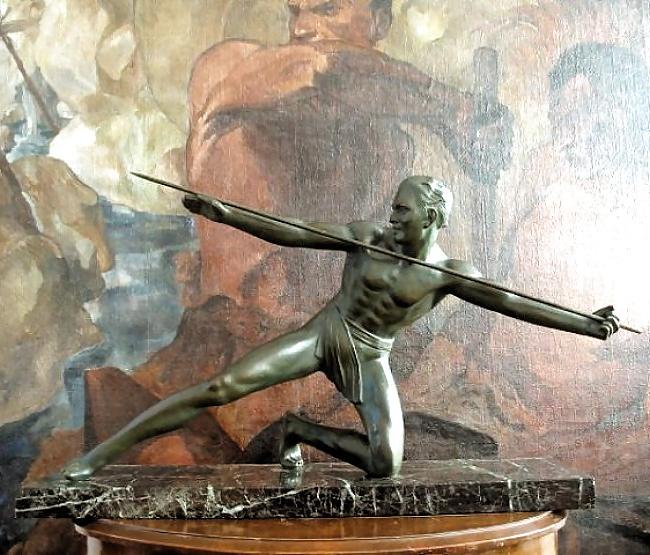 25P Art Deco Statuettes 3 - Workers,  Sportsmen, Warriors 2