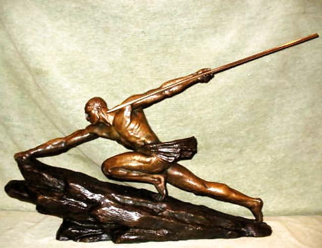 25P Art Deco Statuettes 3 - Workers,  Sportsmen, Warriors 2