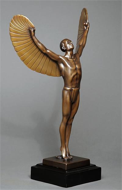 25P Art Deco Statuettes 3 - Workers,  Sportsmen, Warriors 2