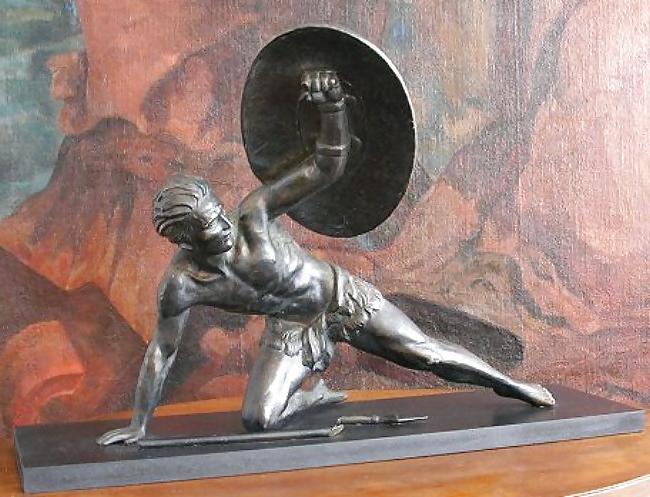 25P Art Deco Statuettes 3 - Workers,  Sportsmen, Warriors 2