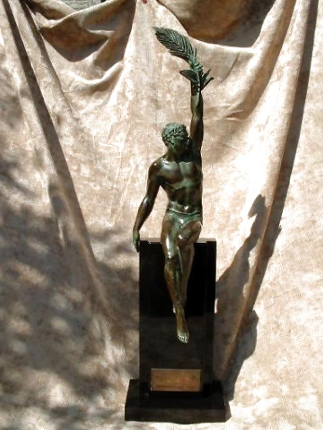 25P Art Deco Statuettes 3 - Workers,  Sportsmen, Warriors 2