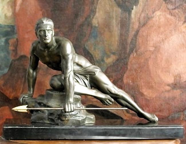 25P Art Deco Statuettes 3 - Workers,  Sportsmen, Warriors 2