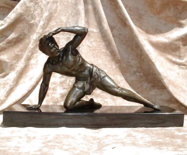 25P Art Deco Statuettes 3 - Workers,  Sportsmen, Warriors 2