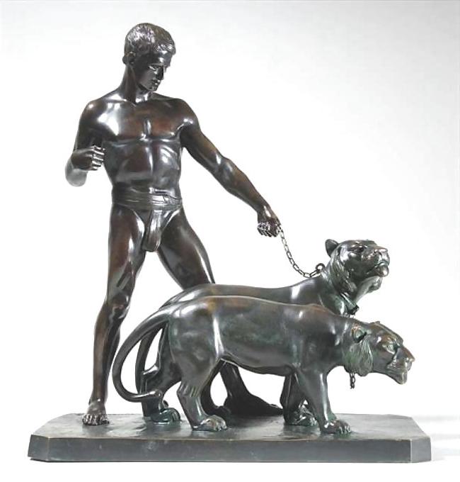 25P Art Deco Statuettes 3 - Workers,  Sportsmen, Warriors 2