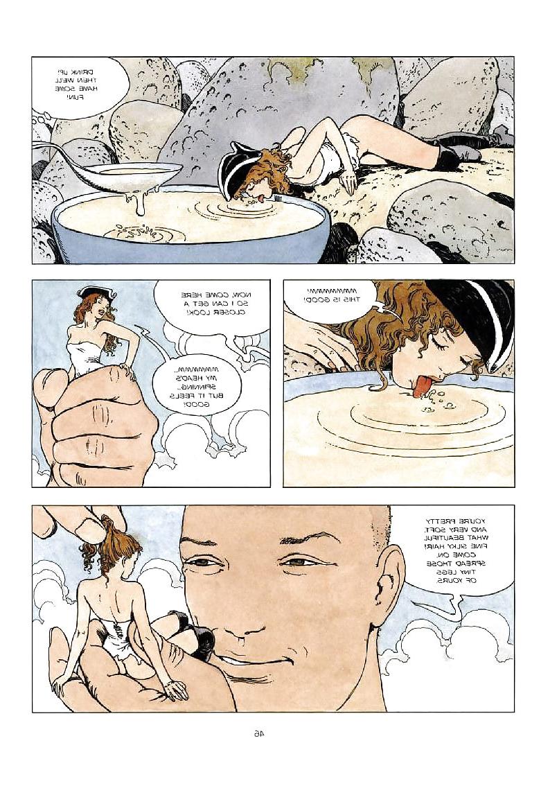 25P Erotic Comic Art 11  -  Gullivera