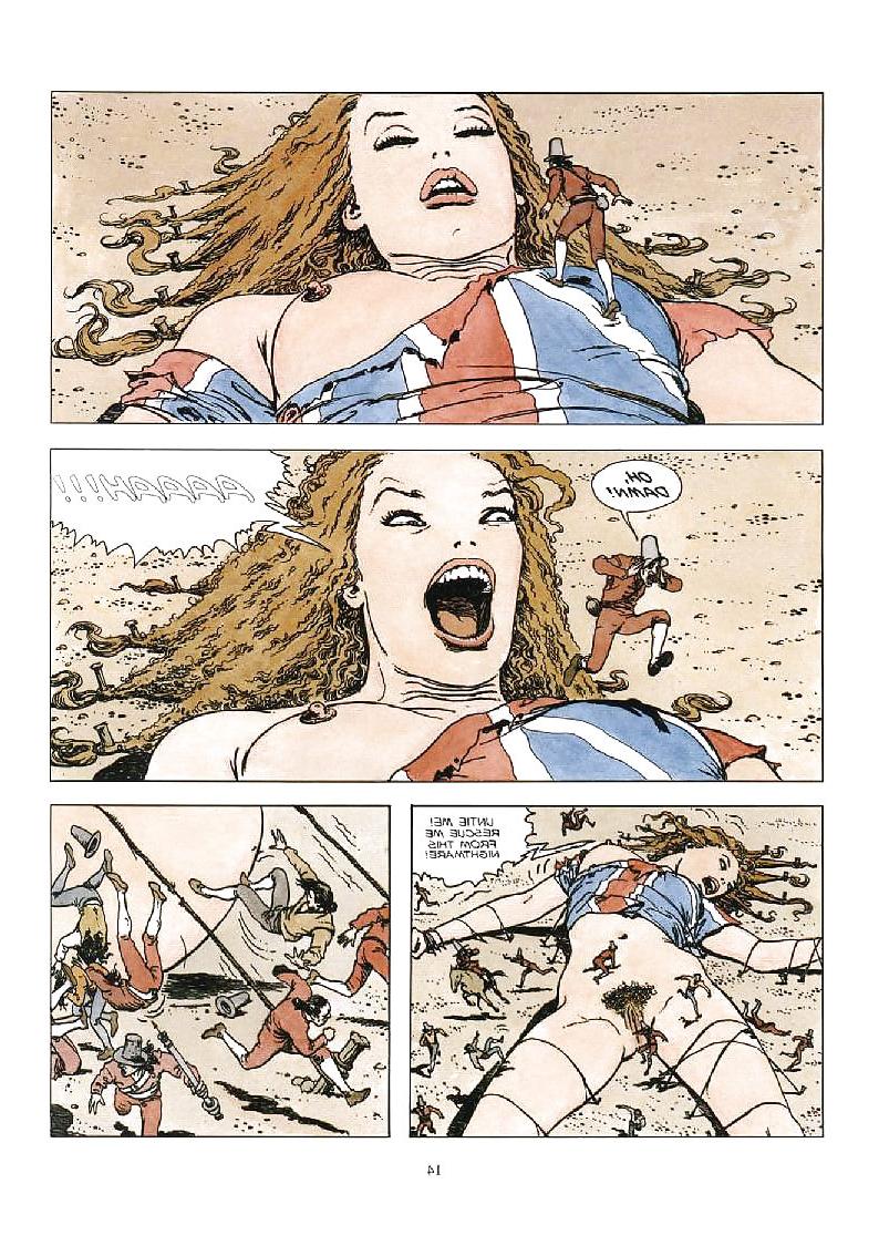 25P Erotic Comic Art 11  -  Gullivera