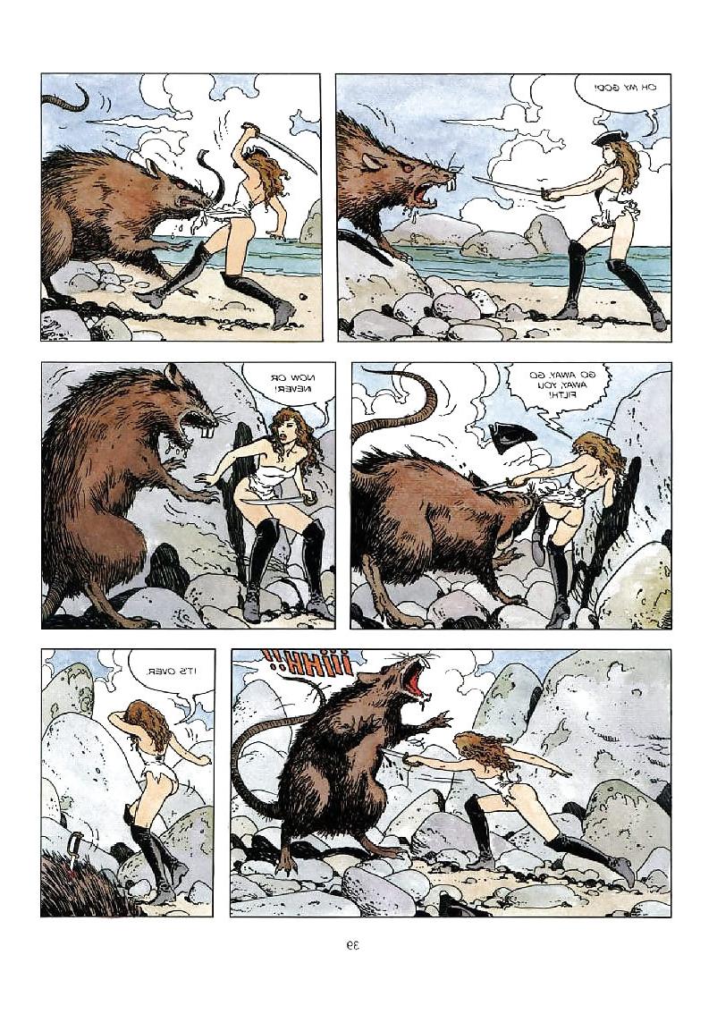 25P Erotic Comic Art 11  -  Gullivera