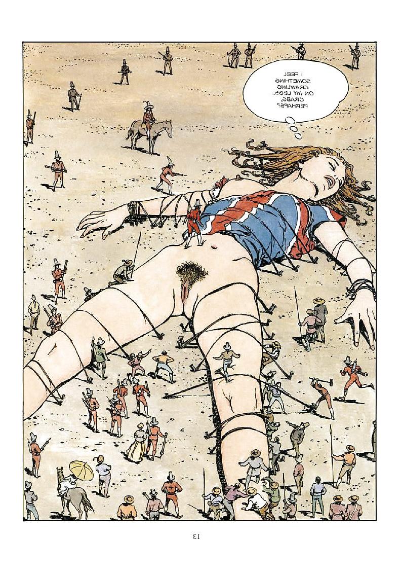 25P Erotic Comic Art 11  -  Gullivera