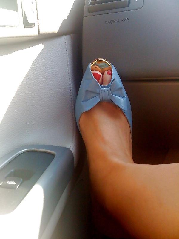 19P More lovely women's feet in sandals