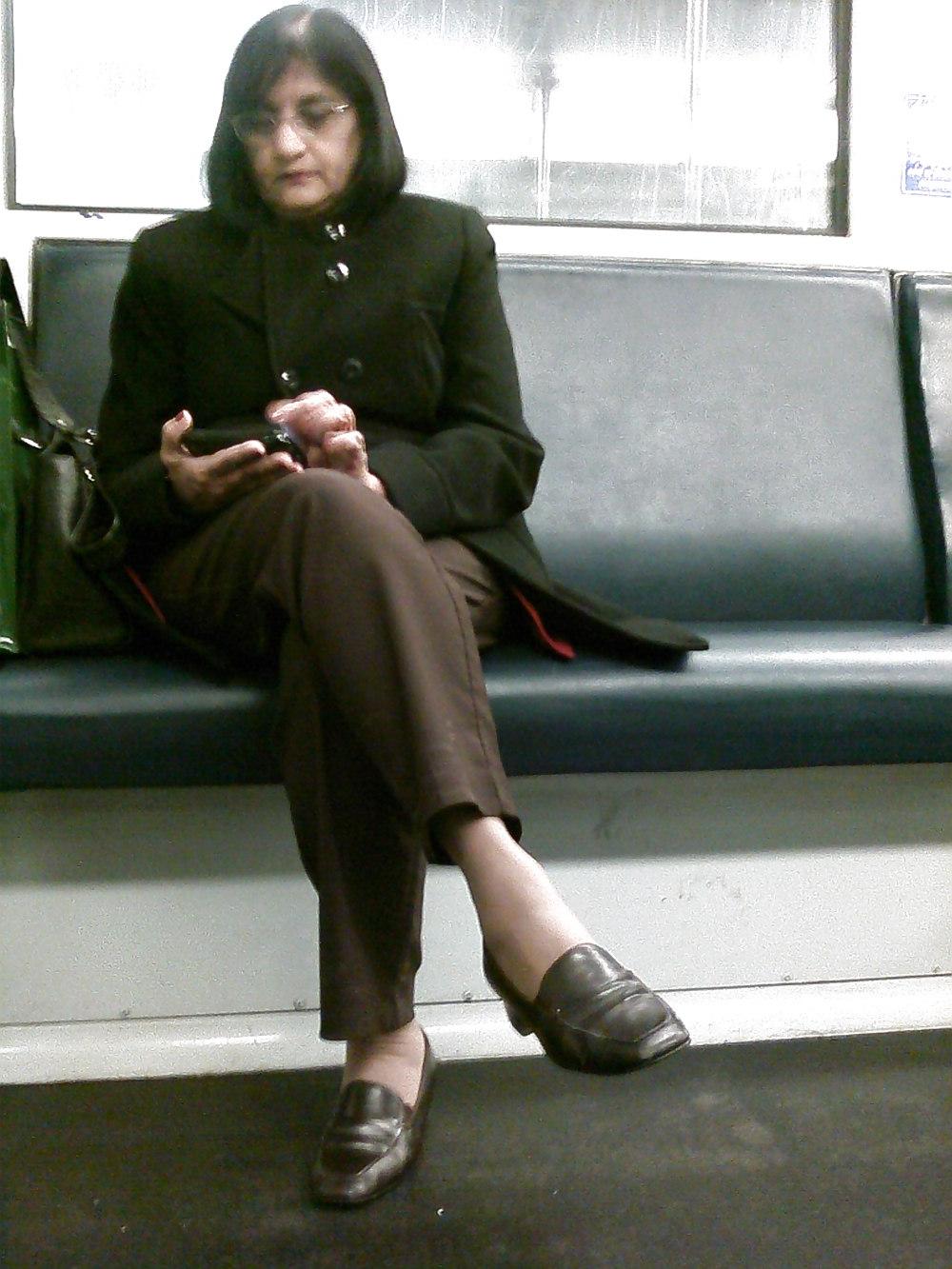 14P Girls on the train