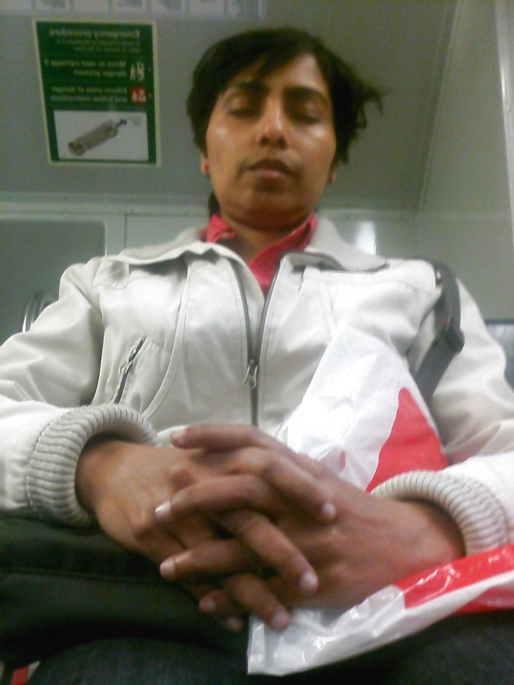14P Girls on the train