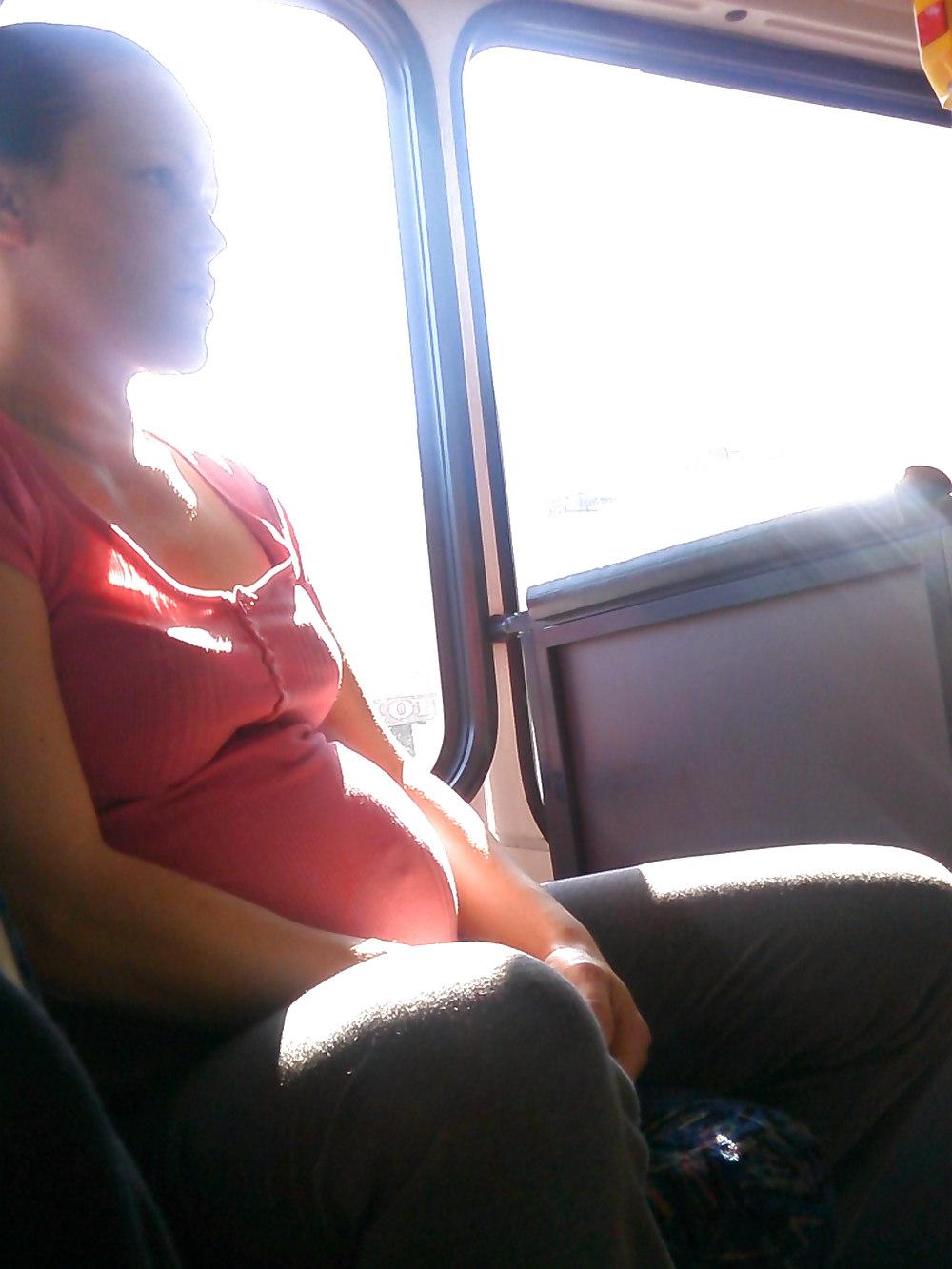 14P Girls on the train
