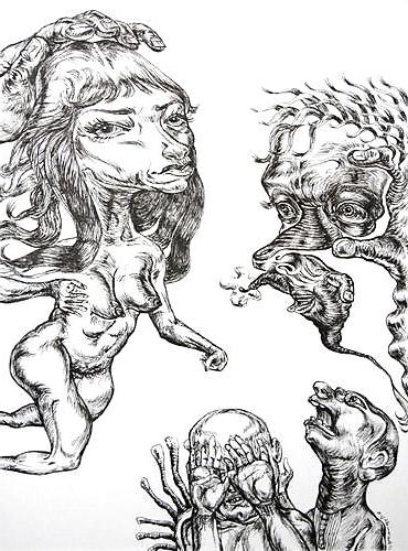 13P Drawn EroPorn Art 60 - Michael Chomick