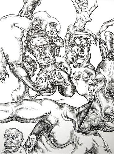 13P Drawn EroPorn Art 60 - Michael Chomick