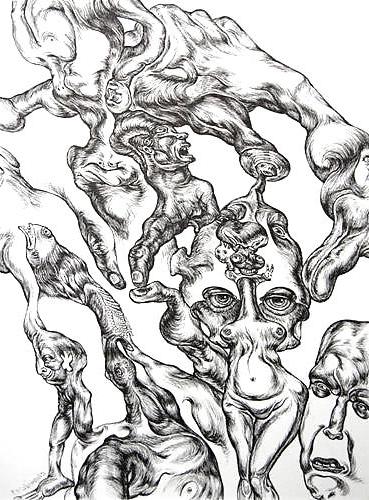 13P Drawn EroPorn Art 60 - Michael Chomick