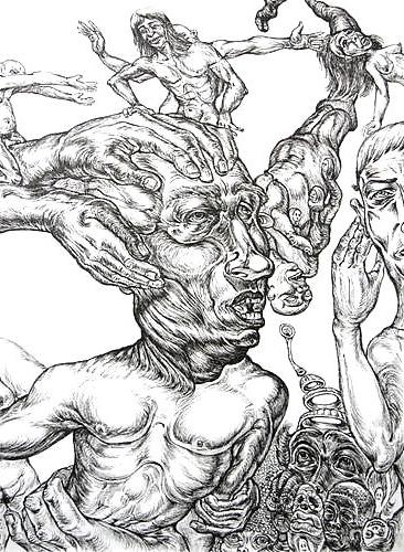 13P Drawn EroPorn Art 60 - Michael Chomick