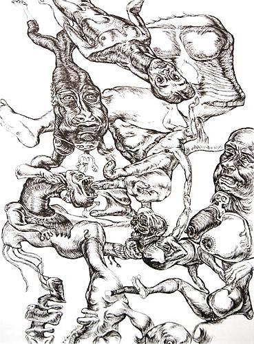 13P Drawn EroPorn Art 60 - Michael Chomick