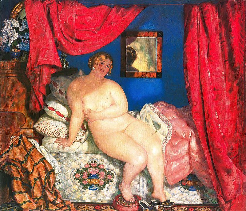 25P Painted EroPorn Art 103 -  Boris Kustodiev