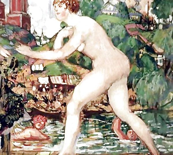 25P Painted EroPorn Art 103 -  Boris Kustodiev