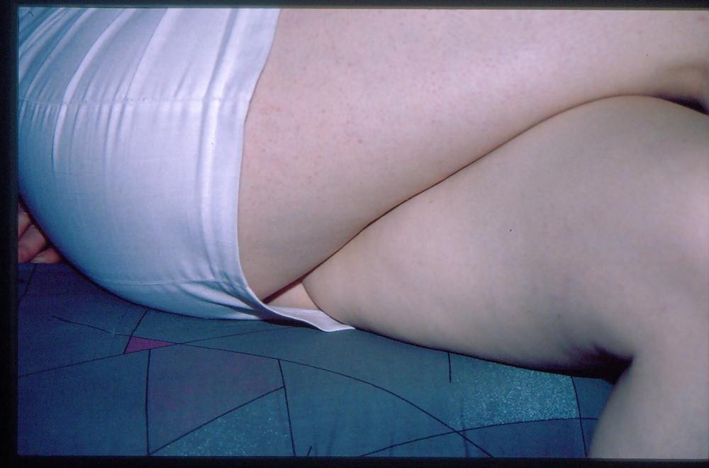 12P GS - Young Slutty Big Boobed Bitch In A White Tight Skirt 2