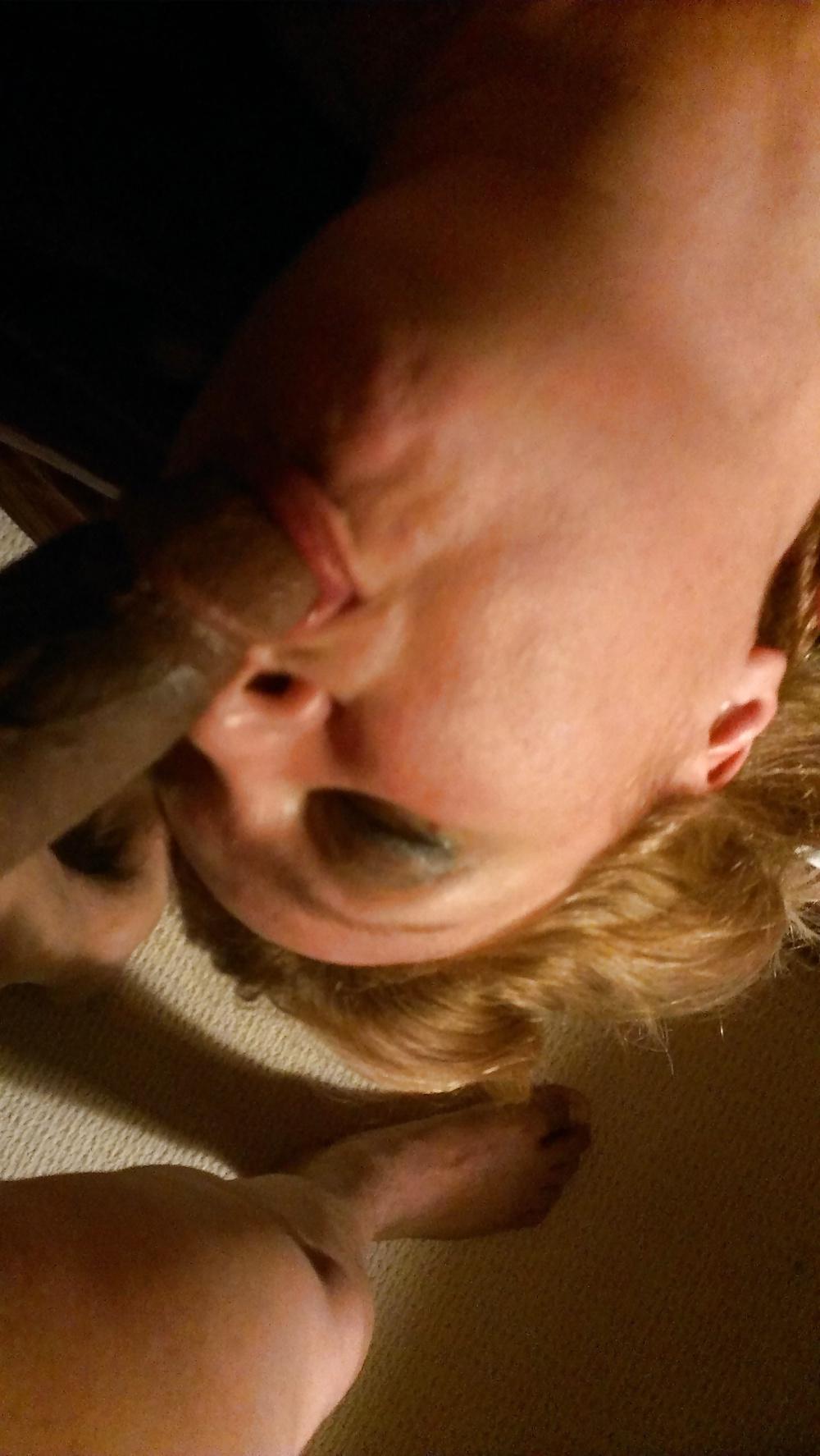12P Chubby Blonde Milf Sucks BBC 
