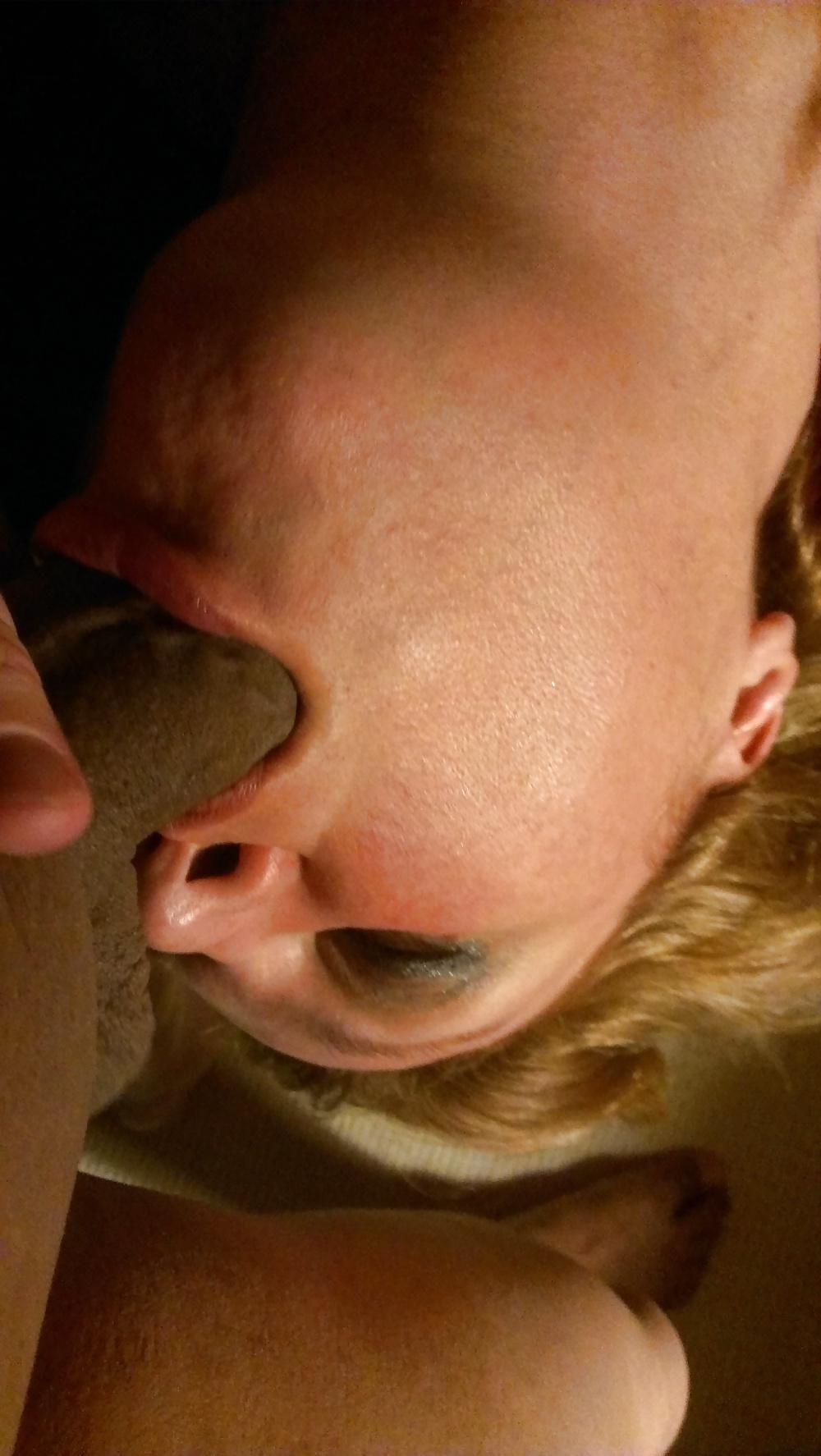 12P Chubby Blonde Milf Sucks BBC 
