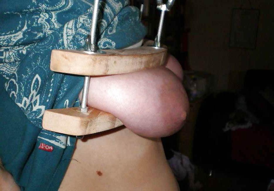 5P Cruel tit torture