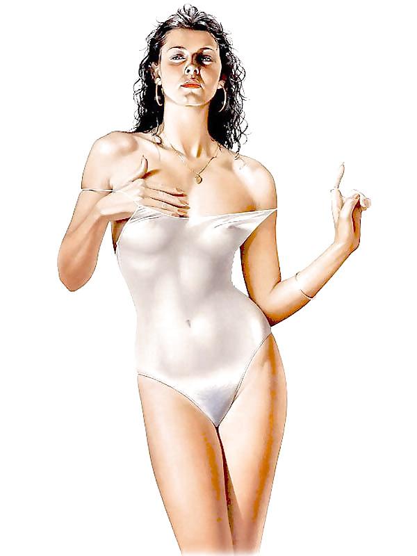 17P Digital Pin Up Art