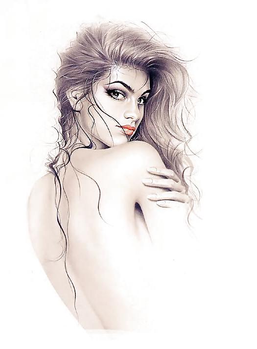 17P Digital Pin Up Art