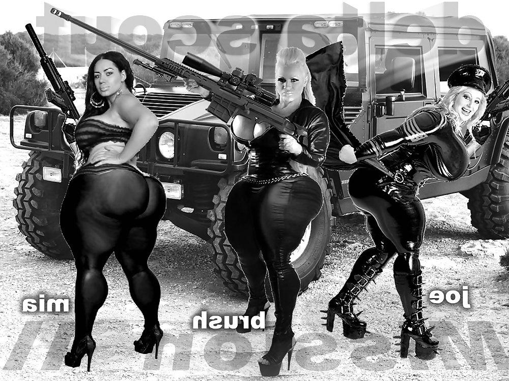 9P big boob butt bbw booty fetish actionstyle bombshell art