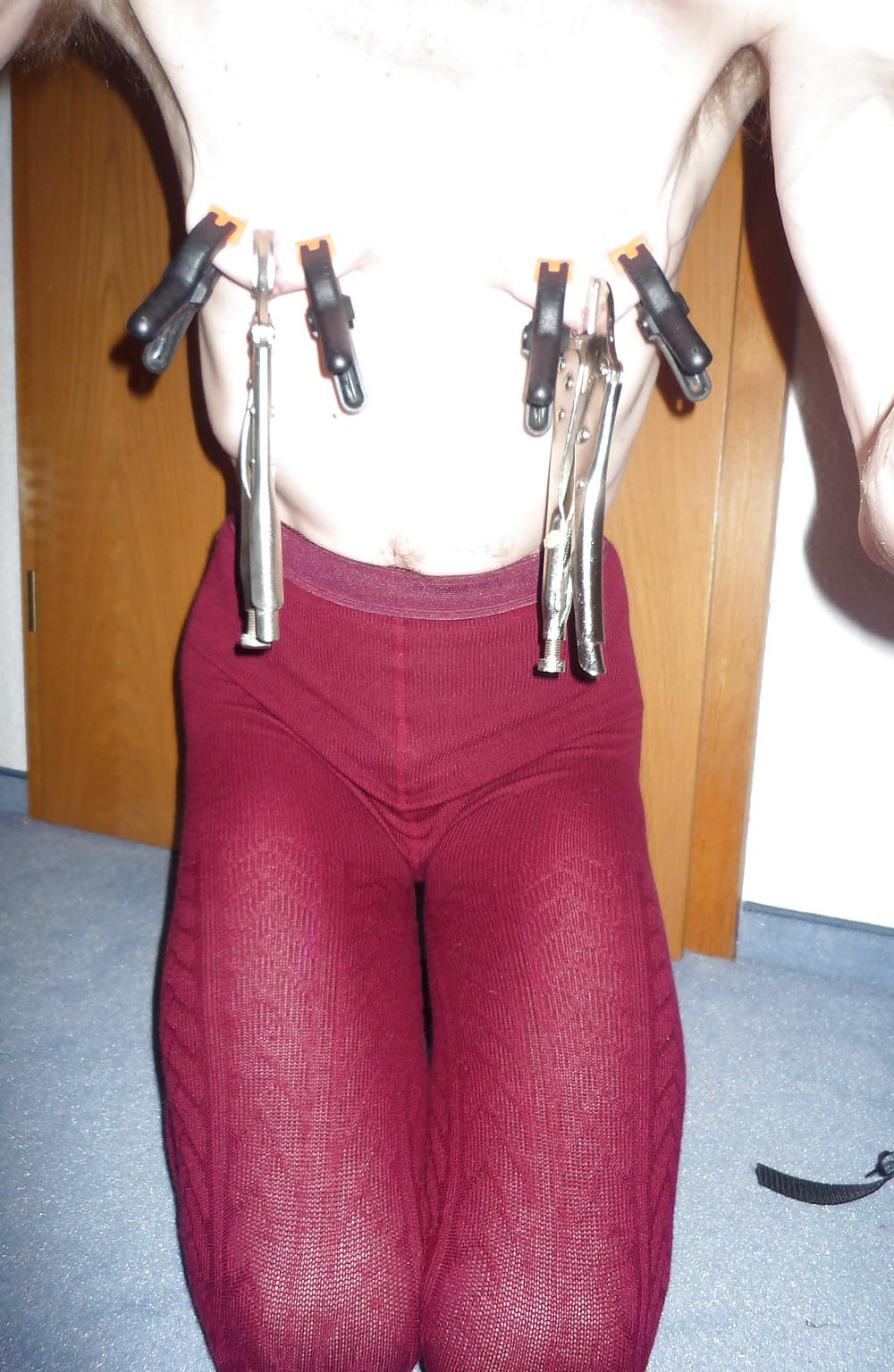 5P Strumpfhosen und Nippelfolter