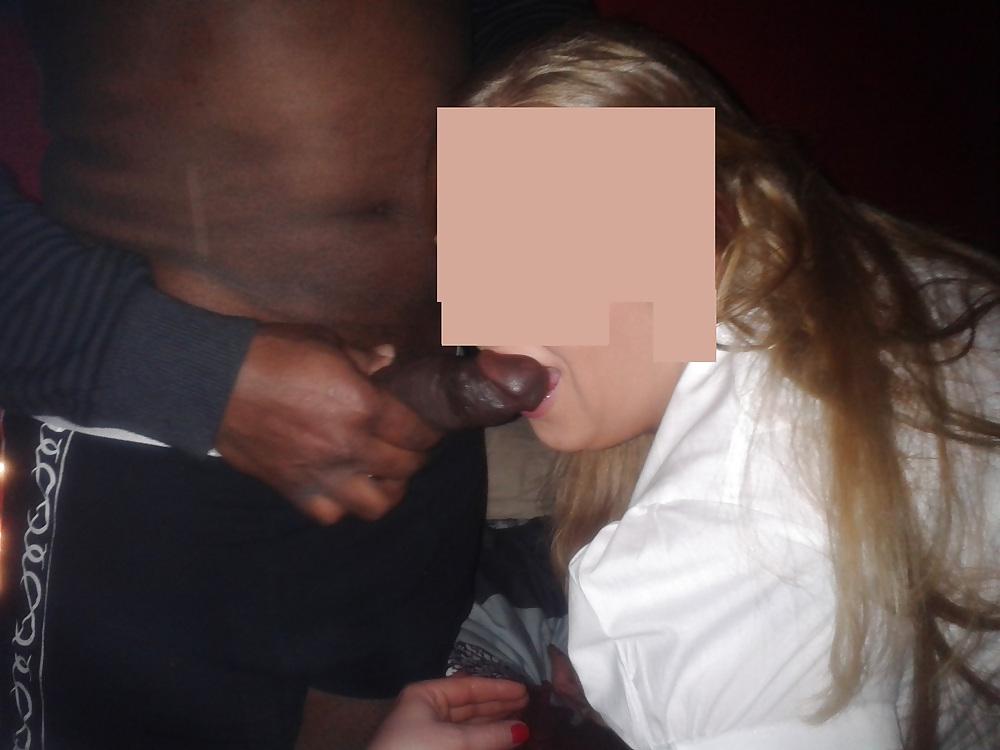 7P My chunky white chick  1st black dick