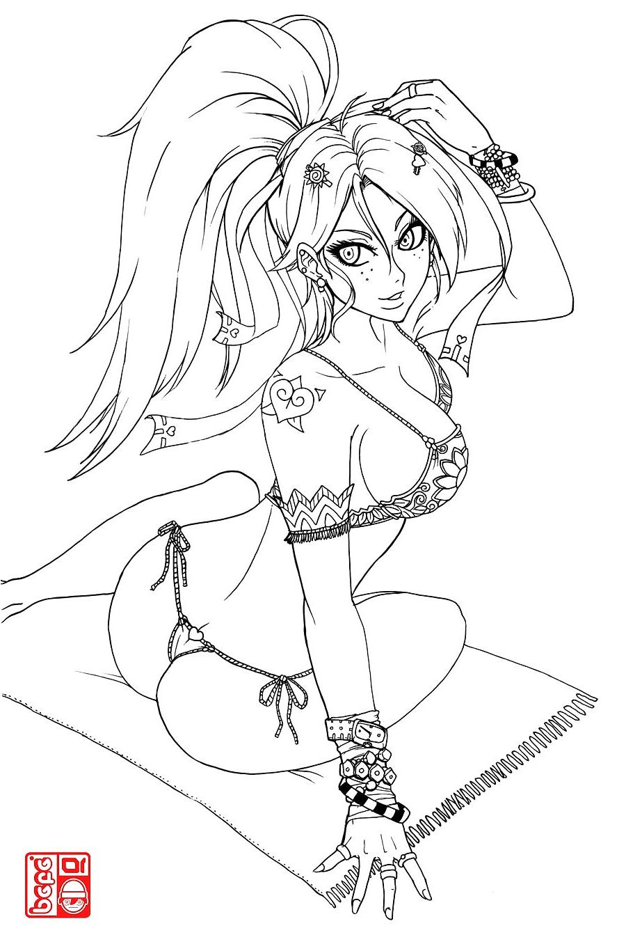 25P 3D -Cartoon-0036- Deviant's Art-Nude Galleries -1- no color