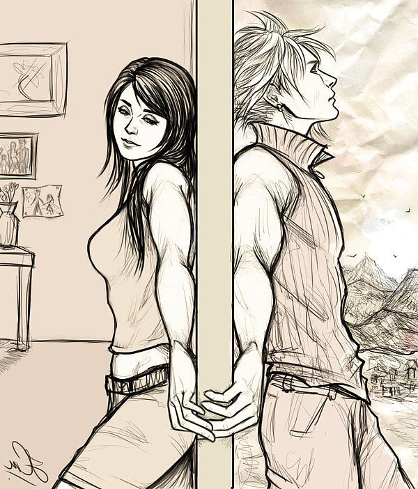 23P 3D -0035- COUPLE Cartoons Art-Nude Gallery