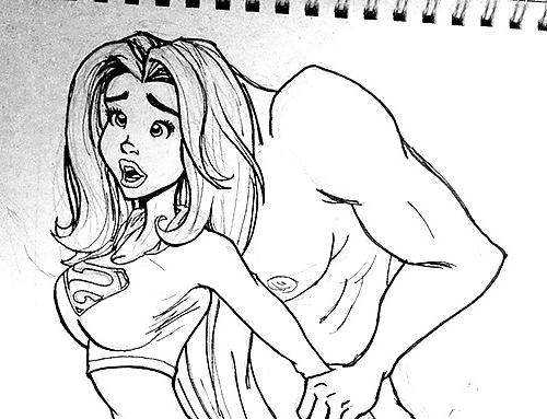 23P 3D -0035- COUPLE Cartoons Art-Nude Gallery