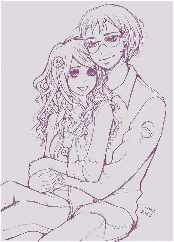 23P 3D -0035- COUPLE Cartoons Art-Nude Gallery