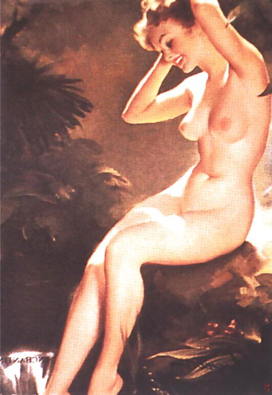 25P Vintage Pin Up Art