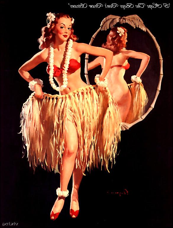 25P Vintage Pin Up Art