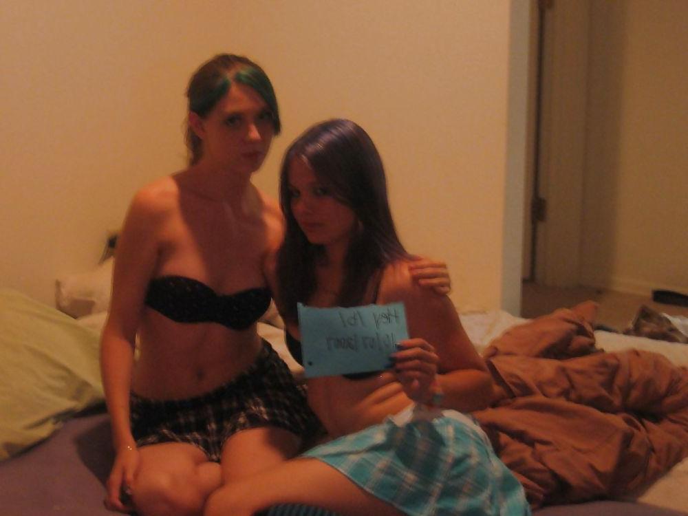 12P Two sorta punk chicks