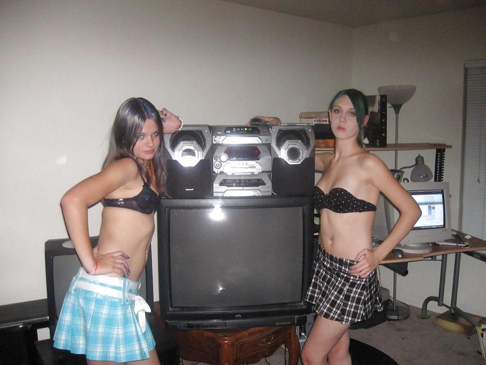 12P Two sorta punk chicks