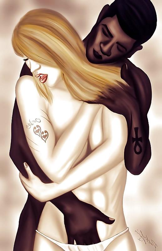 17P Interracial art