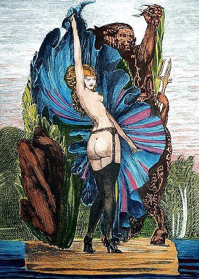 25P Painted EroPorn Art 87 - Ernst Fuchs