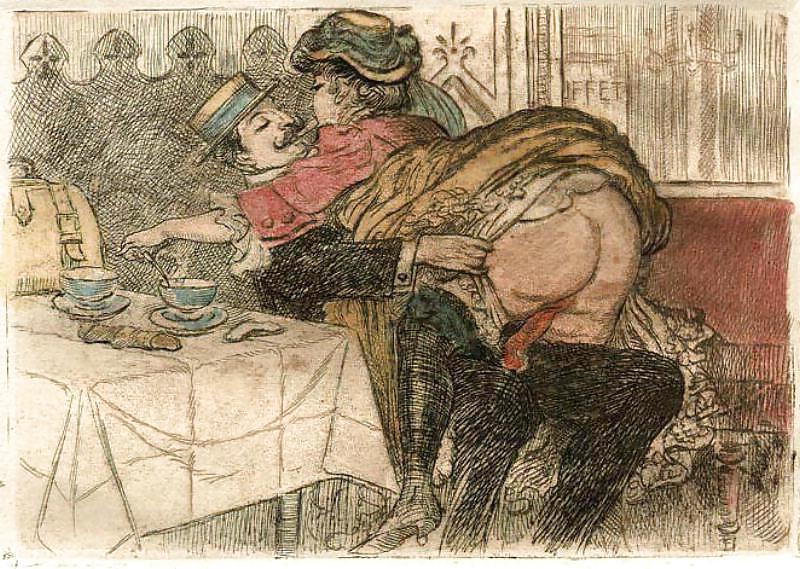 9P Drawn EroPorn Art 73 - Artist N.N. (7) c. 1890