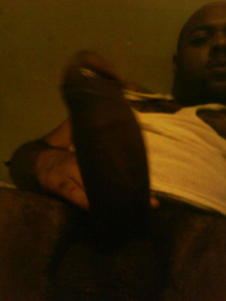 8P My big black cock
