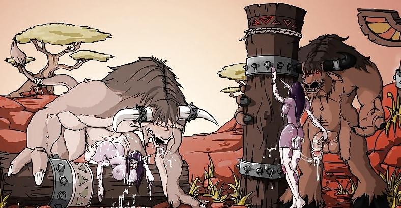 18P Hentai Babes - FURRY - Male Furry x Female Human 001
